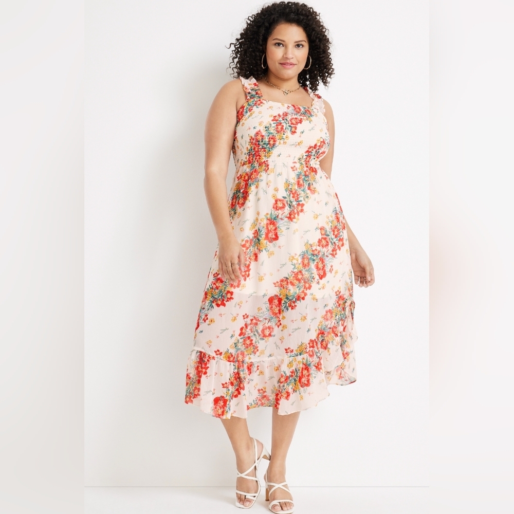 💚 Maurices Dreamy Floral Dress